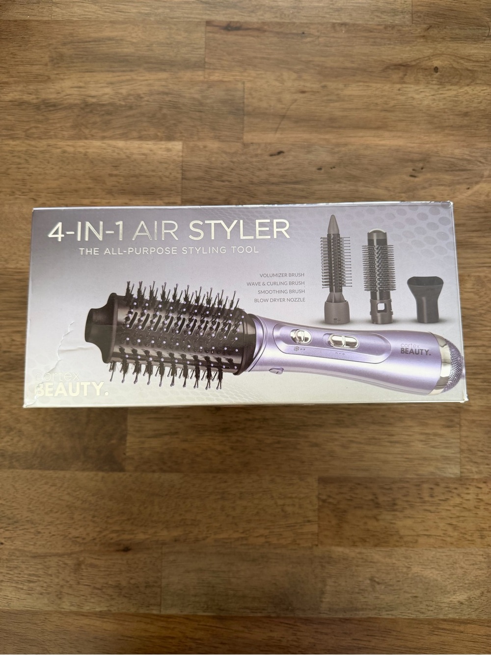 4-in-1 Air Styler Hair Dryer Brush - Lavender